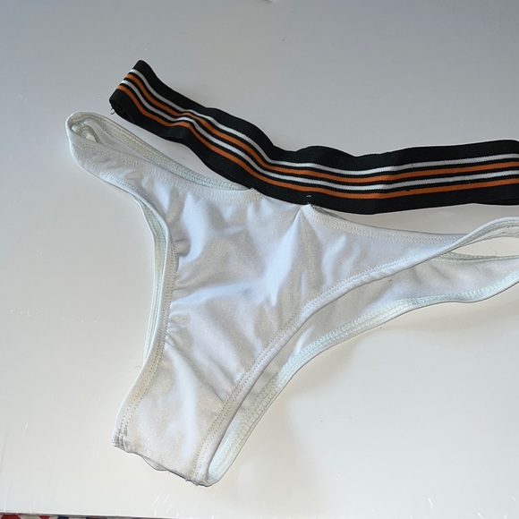 Other - White Cut Out Bikini Bottom